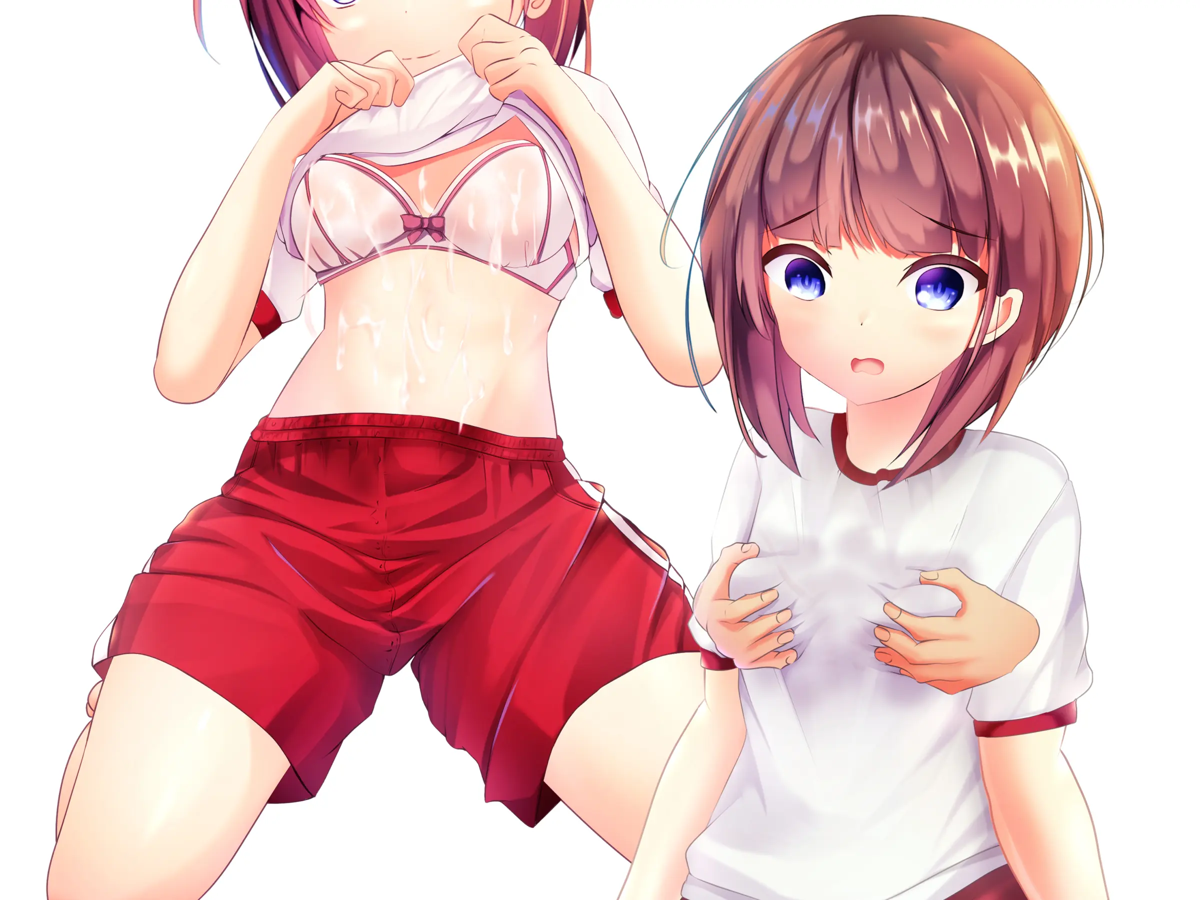 Onnanoko Ga Chakui No Mama Seieki To Ochikko O Kakerareru CG-Shuu | 여자아이가 옷을 입은 채 정액과 오줌이 뿌려지는 CG 모음집